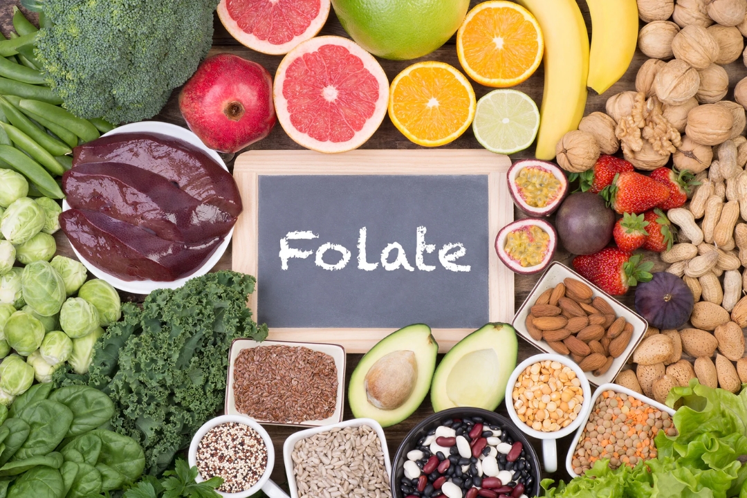 Eat folate-rich foods 